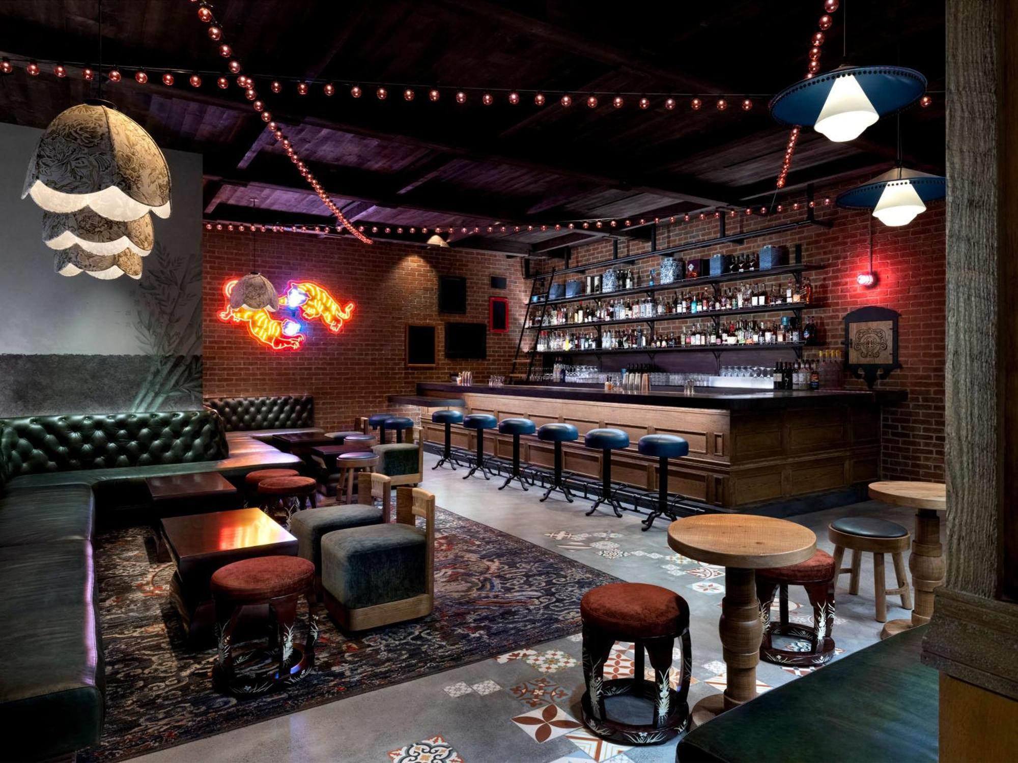 Conrad Las Vegas At Resorts World Ngoại thất bức ảnh The interior of the nightclub