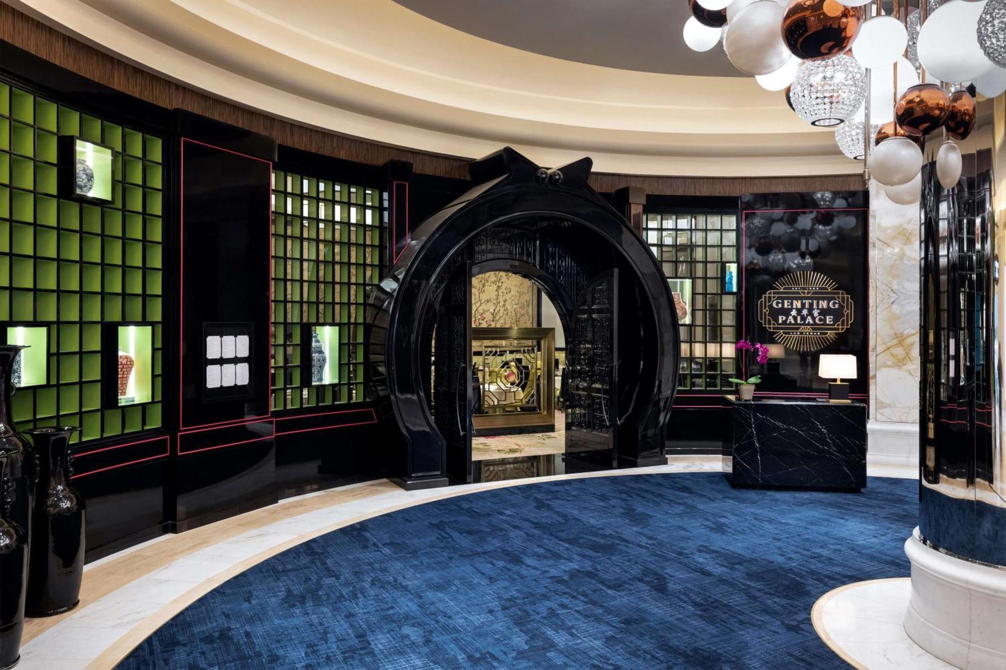 Conrad Las Vegas At Resorts World Ngoại thất bức ảnh The entrance to the hotel