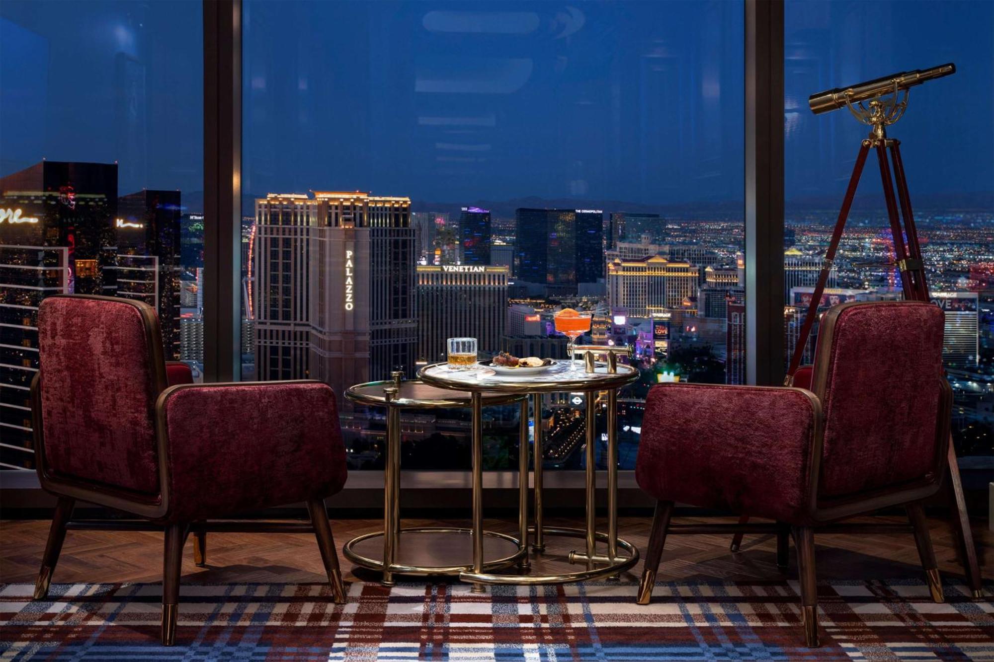 Conrad Las Vegas At Resorts World Ngoại thất bức ảnh The Sky Bar