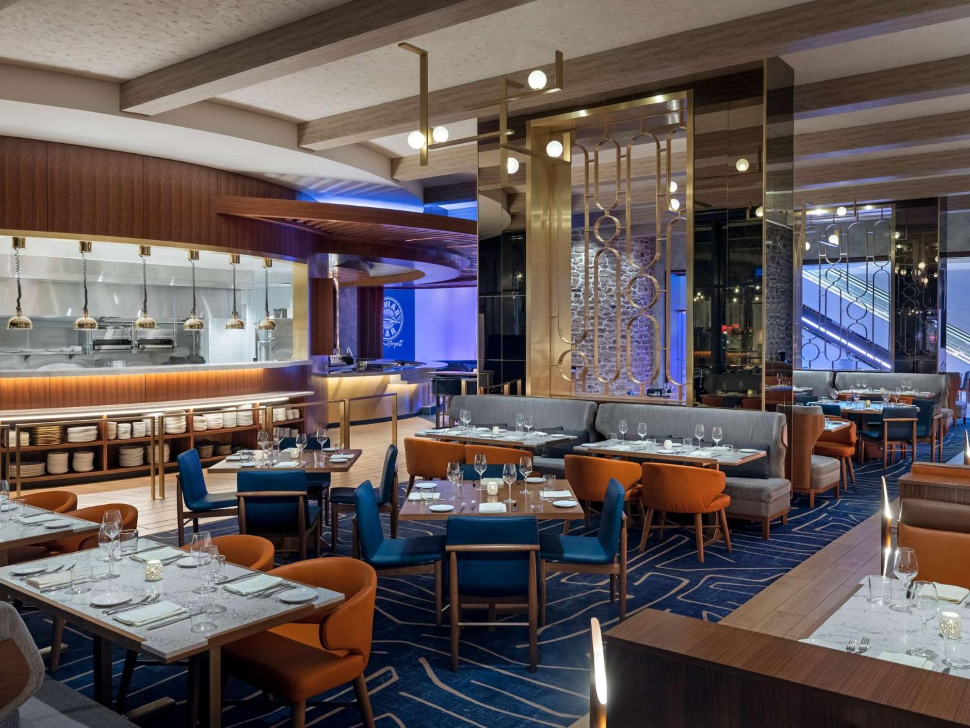 Conrad Las Vegas At Resorts World Ngoại thất bức ảnh The interior of the restaurant