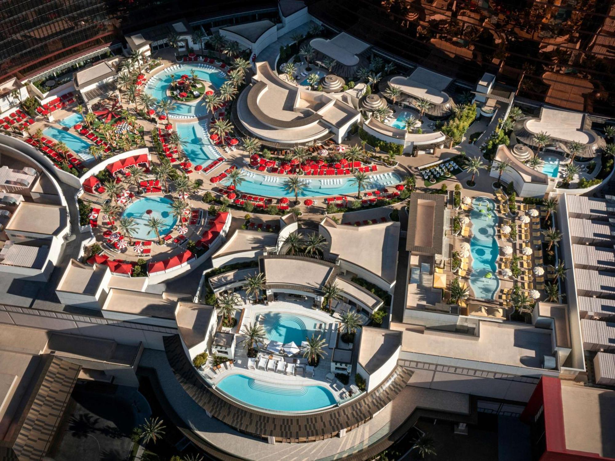 Conrad Las Vegas At Resorts World Ngoại thất bức ảnh Model of the complex